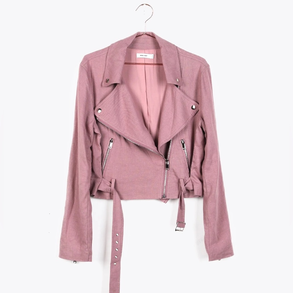 Pink Moto Jacket